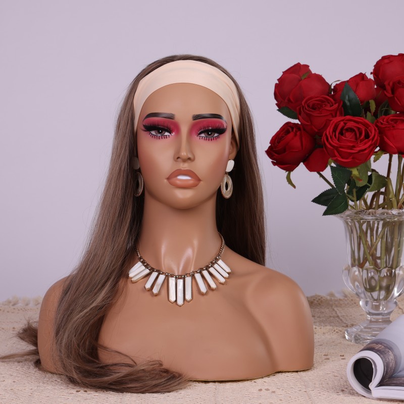 Body Jewelry Stores - PVC Half Body Mannequin Head with