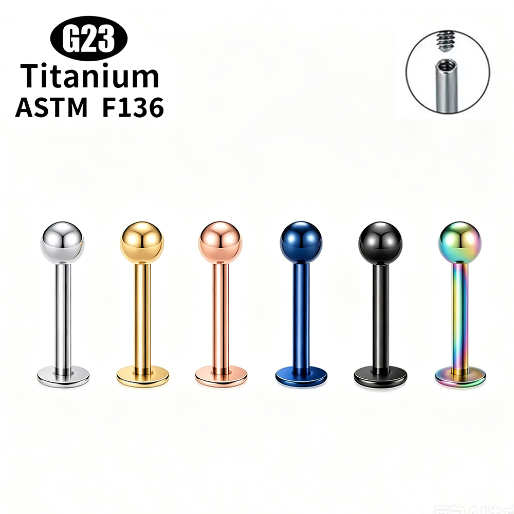 Body Jewelry Ear - 1/10pcs G23 Titanium Earrings Piercing Jewelry