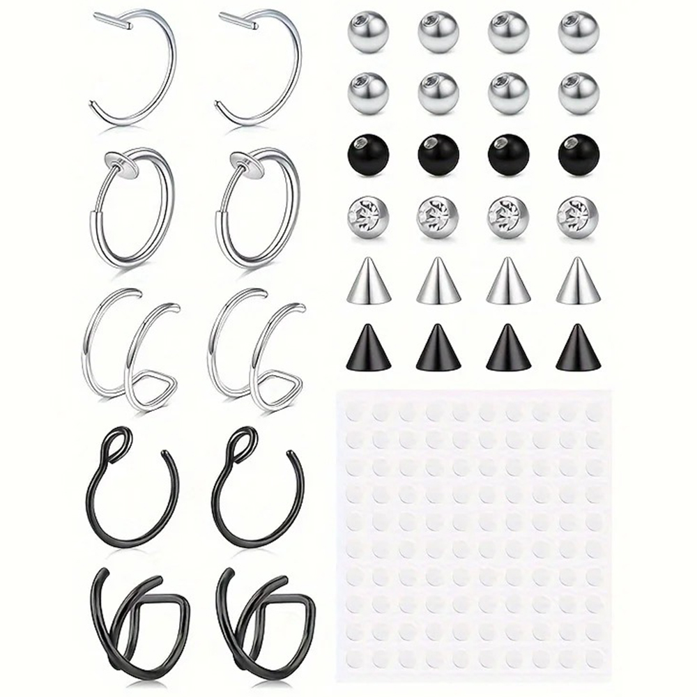 Body Jewelry Ear - Fake Piercings Fake Lip Ring Fake