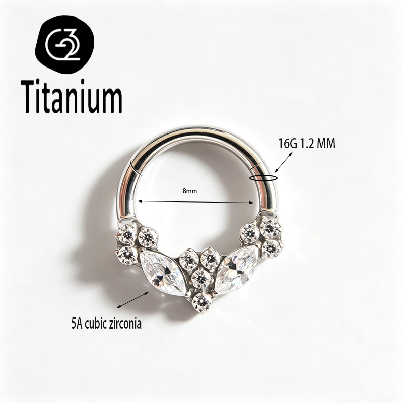 Body Jewelry Quality - ASTM F136 Titanium High Quality Plane