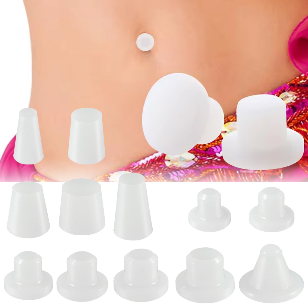 Body Jewelry Repair - 1-50PCS Silicone Belly Button Plug Navel