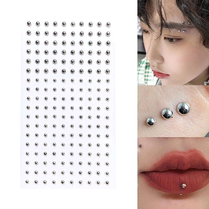 Body Jewelry Ear - Diamond Sticker Fake Nose Stud Self