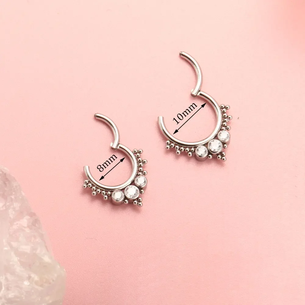 ASTM F136 Titanium Clicker Hig - Body Piercing Quality Jewelry 评论和价格
