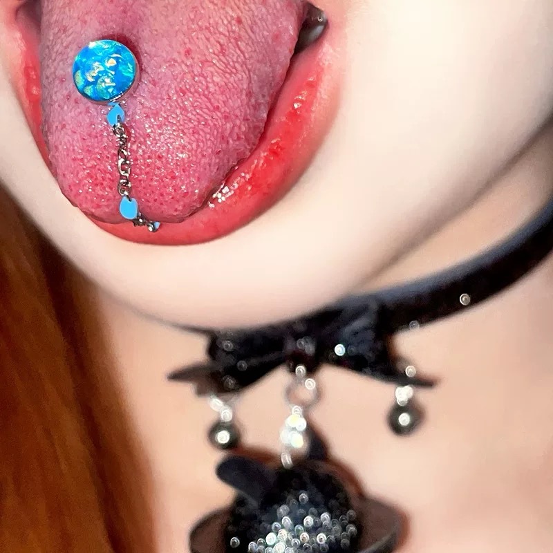 1Pc High-Quality Trendy Blue G - Body Jewelry Quality 评论和价格