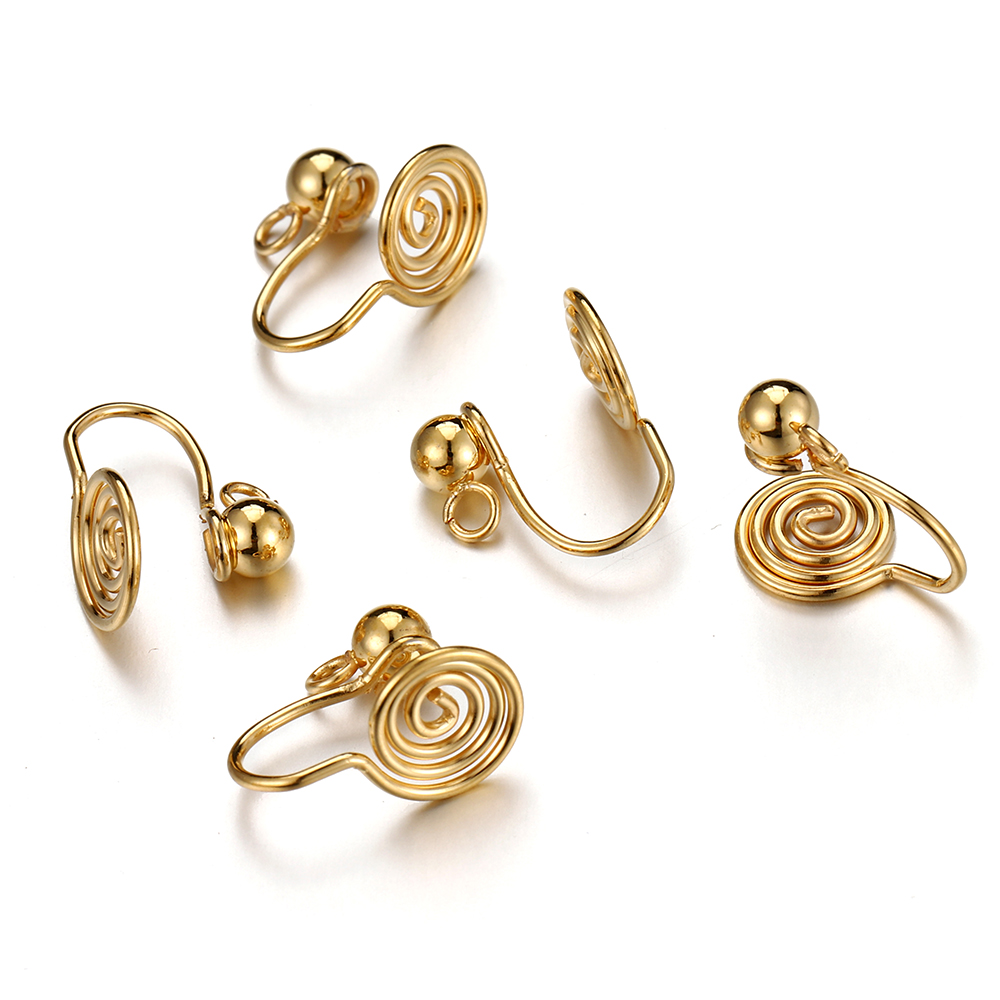 10pcs Stainless Steel Ear Clip - Body Jewelry Ear 评论和价格