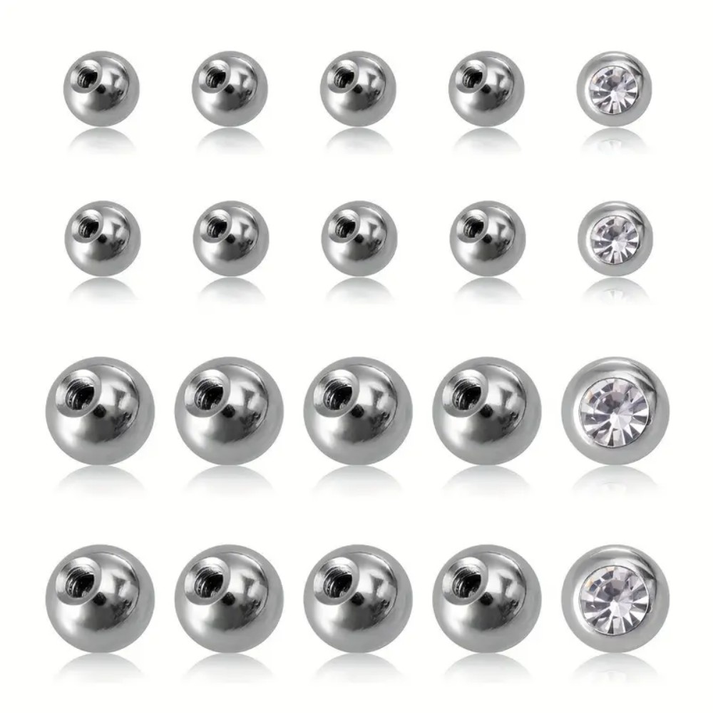 10pcs Piercing Balls 3mm 5mm S - Body Jewelry Stores 评论和价格