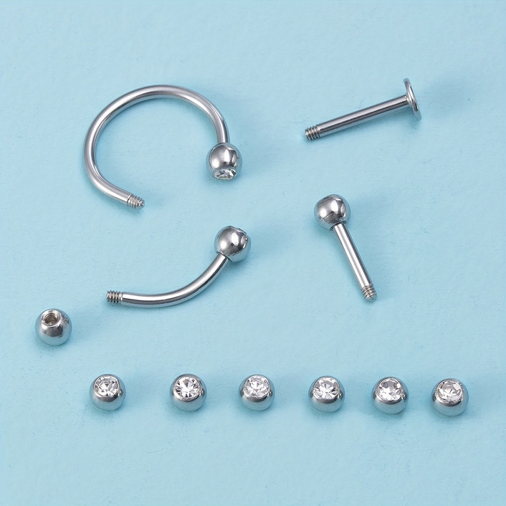 10pcs Piercing Balls 3mm 5mm S - Body Jewelry Stores 评论和价格