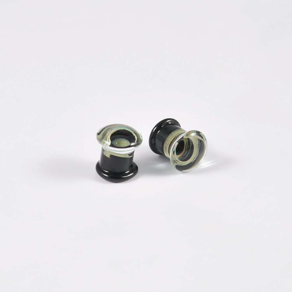 Pair Quality Glass Vortex Ear  - Body Jewelry Quality 评论和价格