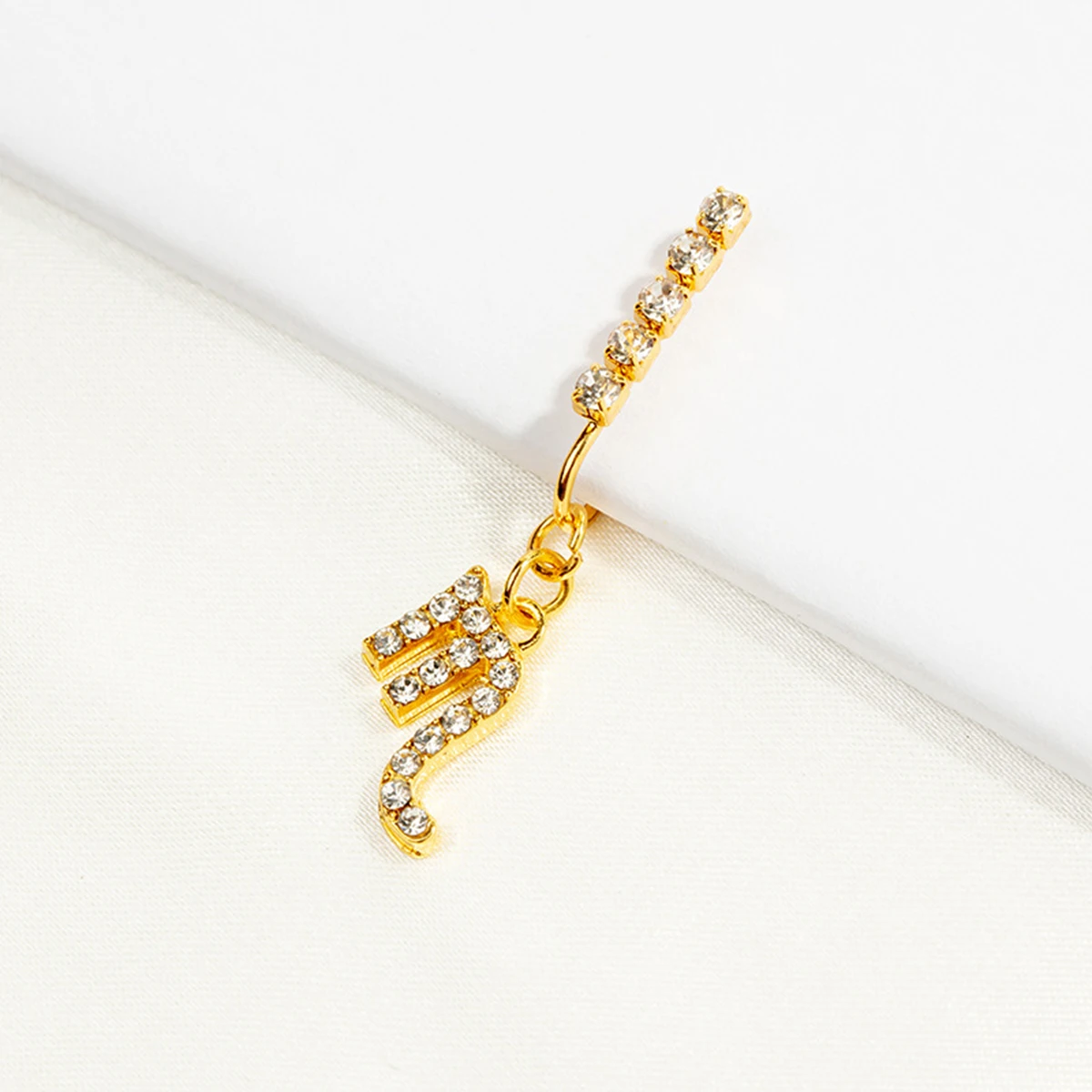 2 Pack Ear Clips Metal Zircon  - Body Jewelry Ear 评论和价格