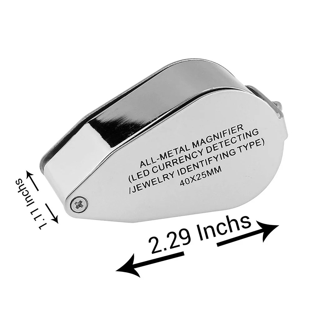 40X Illuminated Jeweler Loupe  - Body Jewelry Repair 评论和价格