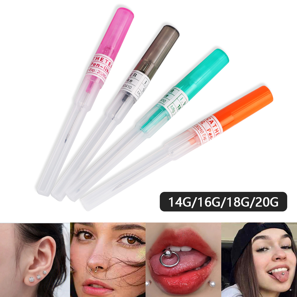Sterile Disposable Piercing Ne - Body Jewelry Ear Piercing 评论和价格