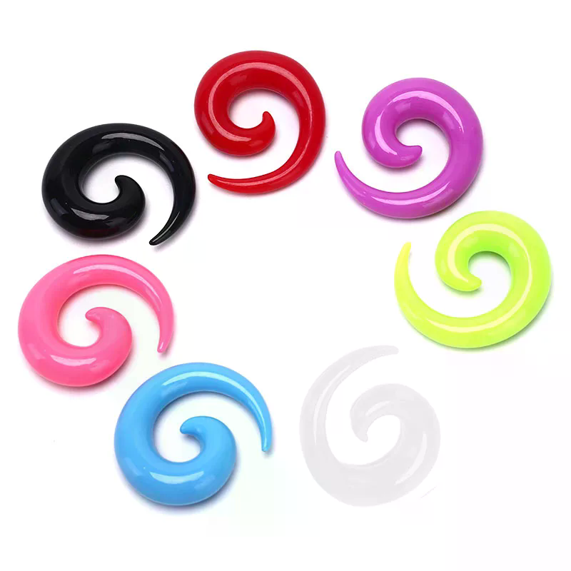 16PCS /set Spiral Taper Flesh  - Body Jewelry Quality 评论和价格