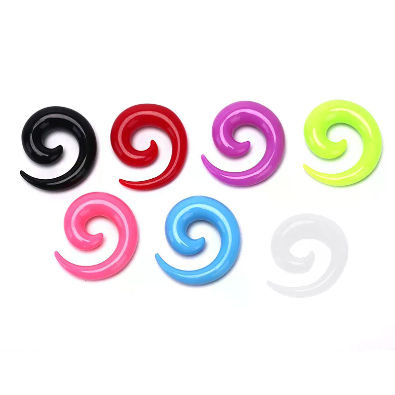 16PCS /set Spiral Taper Flesh  - Body Jewelry Quality 评论和价格