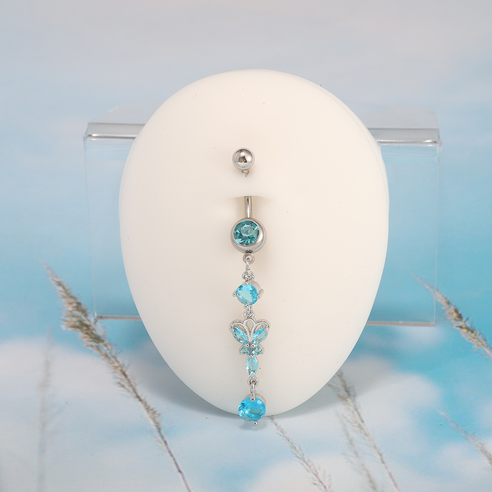 1pc Mixed Style Dangle Belly B - Body Jewelry Co 评论和价格