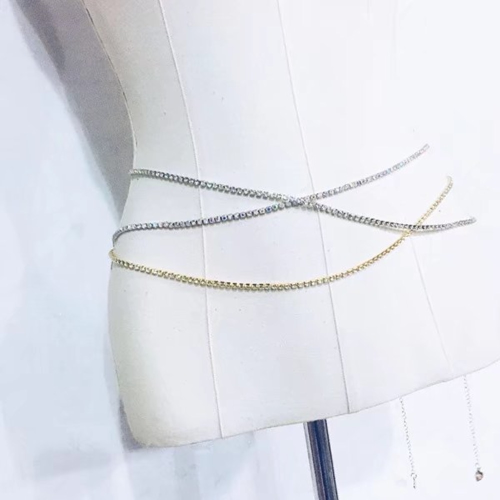 Sexy Fashion Shiny Water Drill - Body Jewelry For Sale 评论和价格