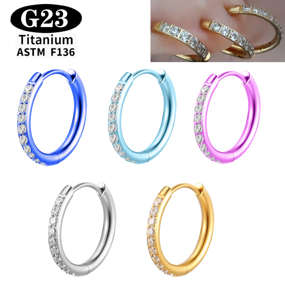 ASTM F136 G23 Titanium arring  - Body Jewelry Quality 评论和价格