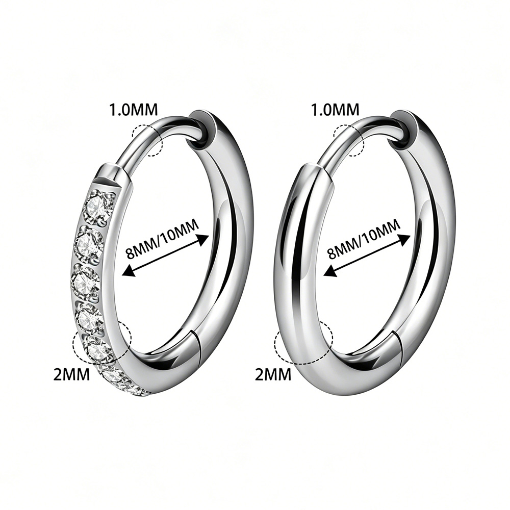 ASTM F136 G23 Titanium arring  - Body Jewelry Quality 评论和价格