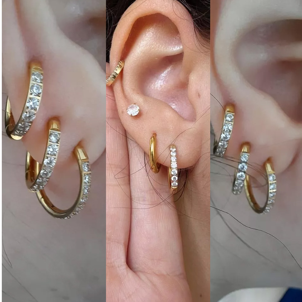 ASTM F136 G23 Titanium arring  - Body Jewelry Quality 评论和价格