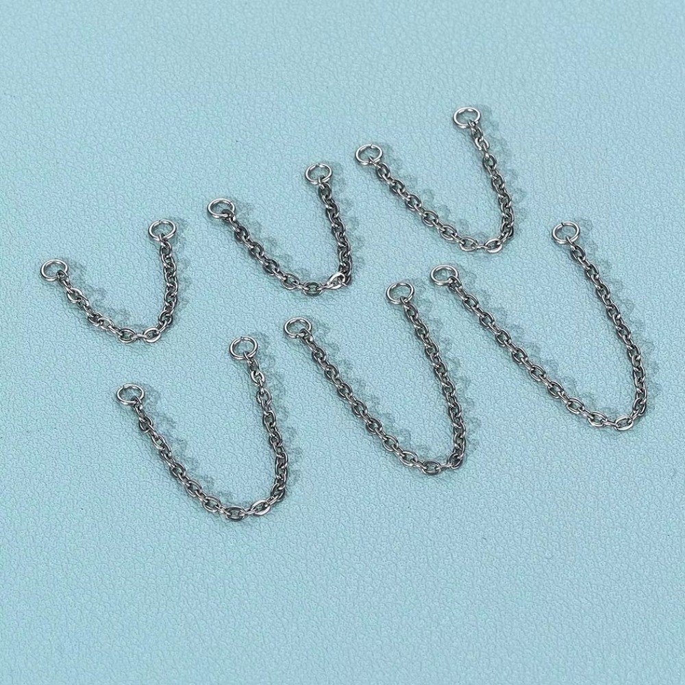 Fashion Titanium Nose Chain Do - Body Jewelry Ear 评论和价格