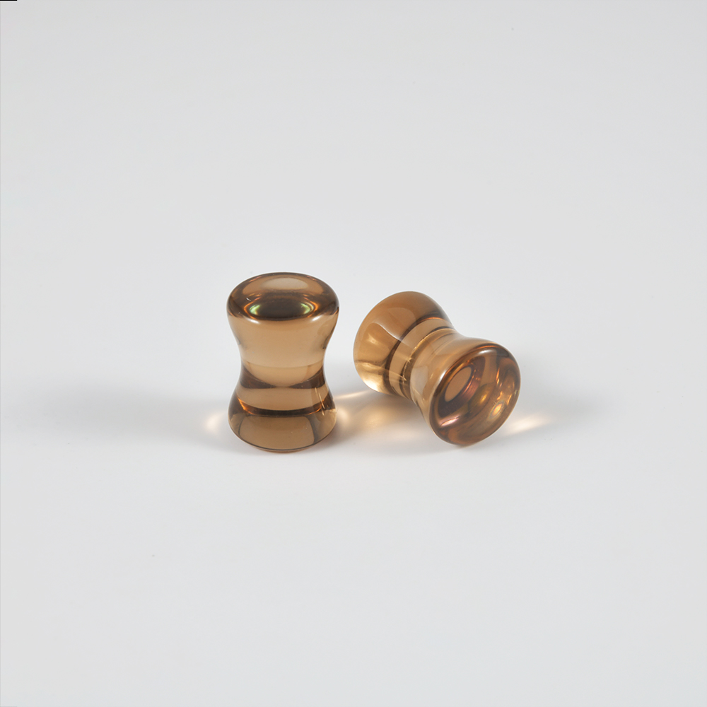 2Pcs Glasst Double Flare Flash - Body Jewelry Quality 评论和价格
