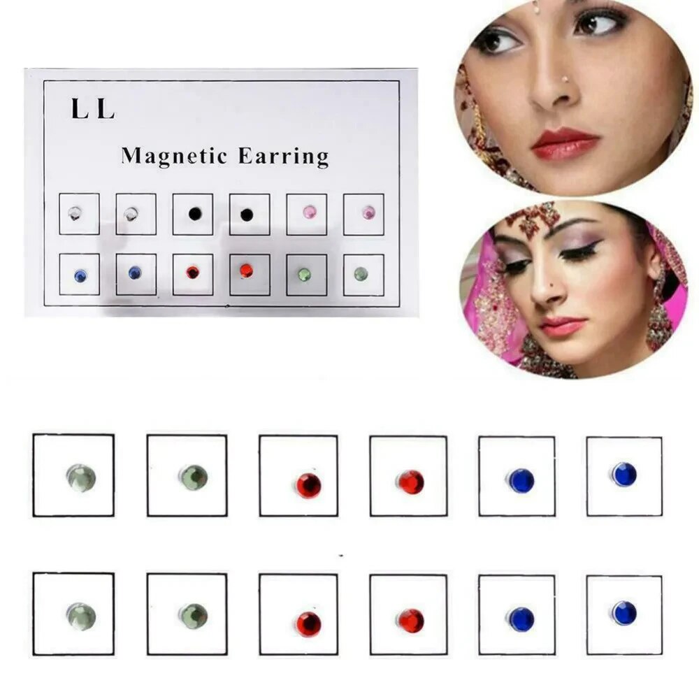 12PCS/Card Fake Cheater Non Pi - Body Jewelry Ear 评论和价格