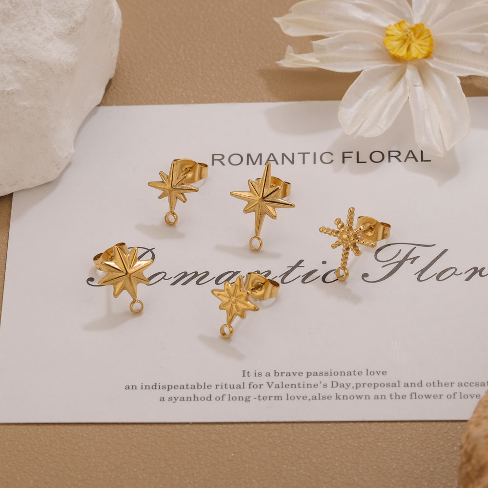 6pcs Stainless Steel Star Earr - Body Jewelry Ear 评论和价格