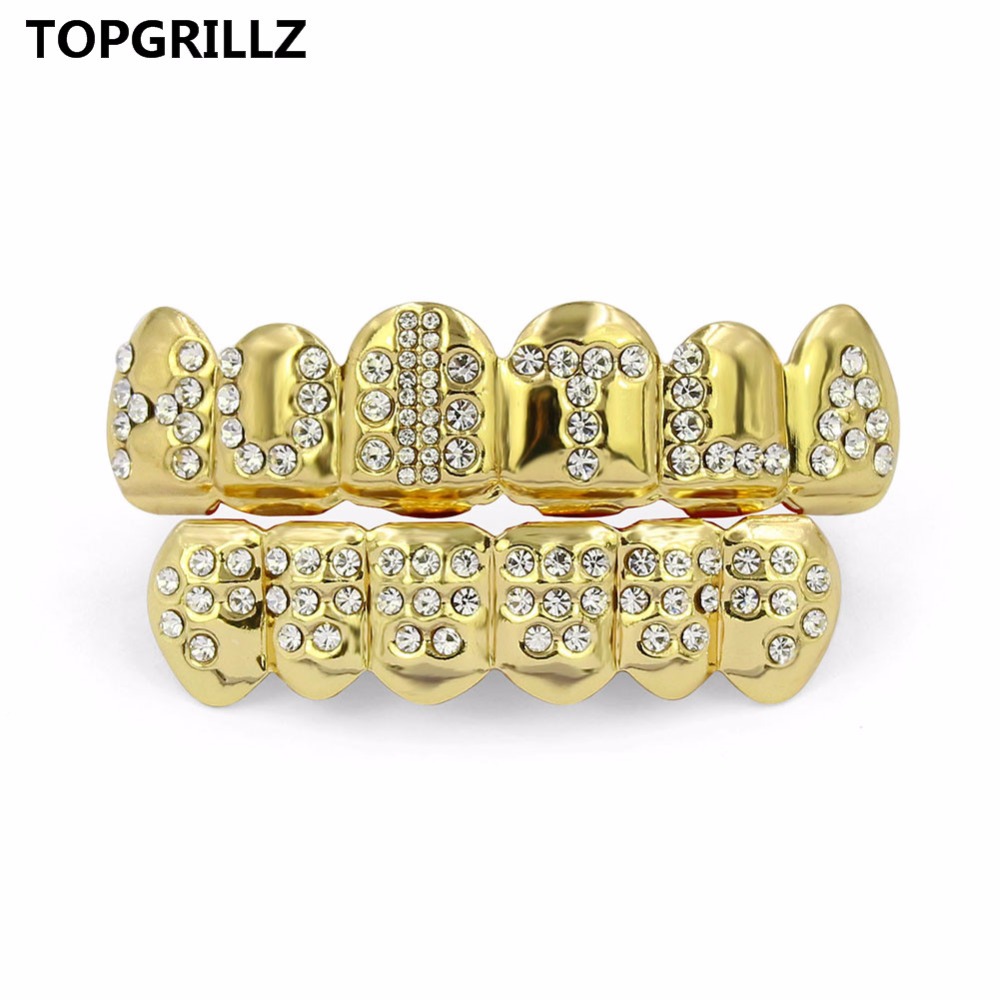 TOPGRILLZ Gold Color Plated Ic - Body Jewelry Lot 评论和价格