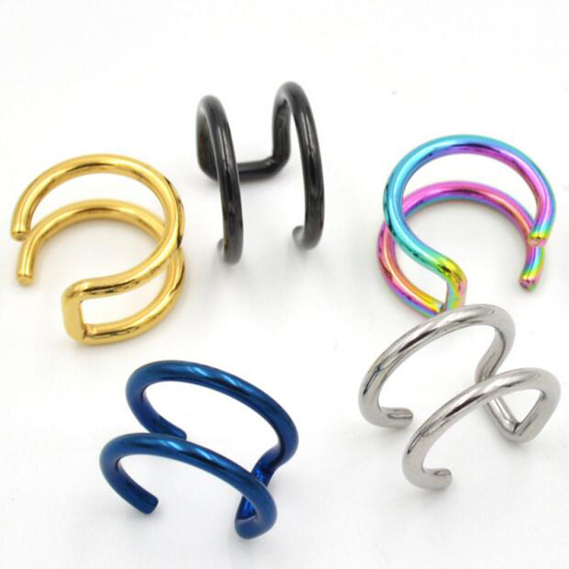 2Pcs 316L Stainless Steel Clip - Body Jewelry Ear 评论和价格