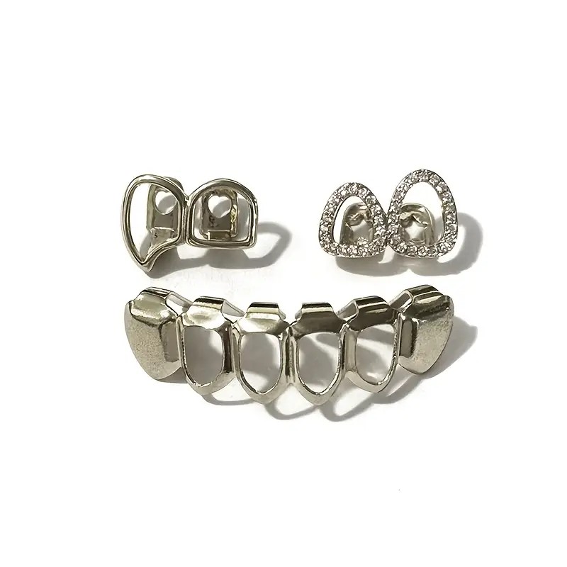 A Set of Hip-Hop Double Hollow - Body Jewelry Lot 评论和价格