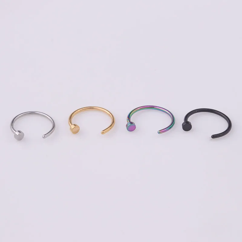 5pcs/lot 20G Nose Ring Hoop, 6 - Body Jewelry Lot 评论和价格