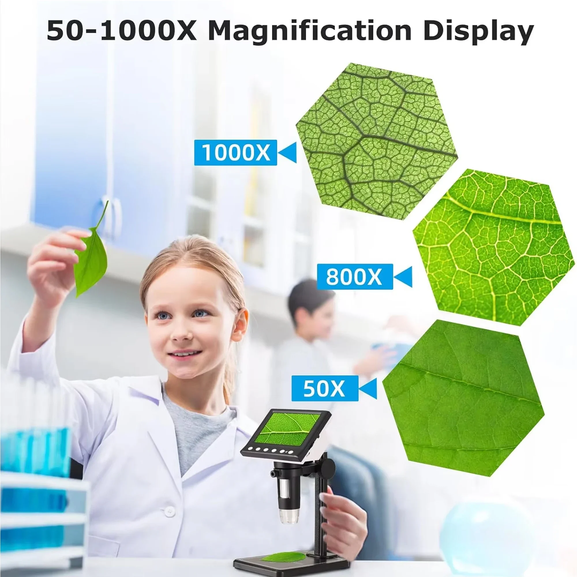 Portable 4K Digital Microscope - Body Jewelry Repair 评论和价格