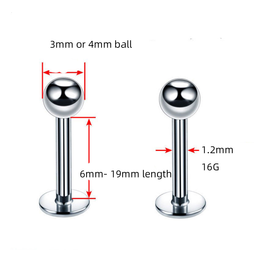 2 Pieces 316L Surgical Steel T - Body Jewelry Gauges 评论和价格
