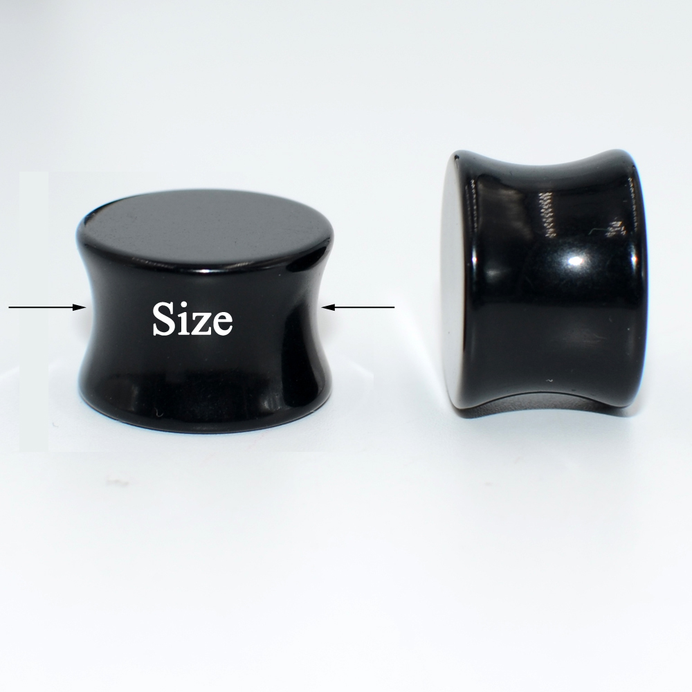 1 Pair 3mm-50mm Big Size Solid - Body Jewelry Gauges 评论和价格