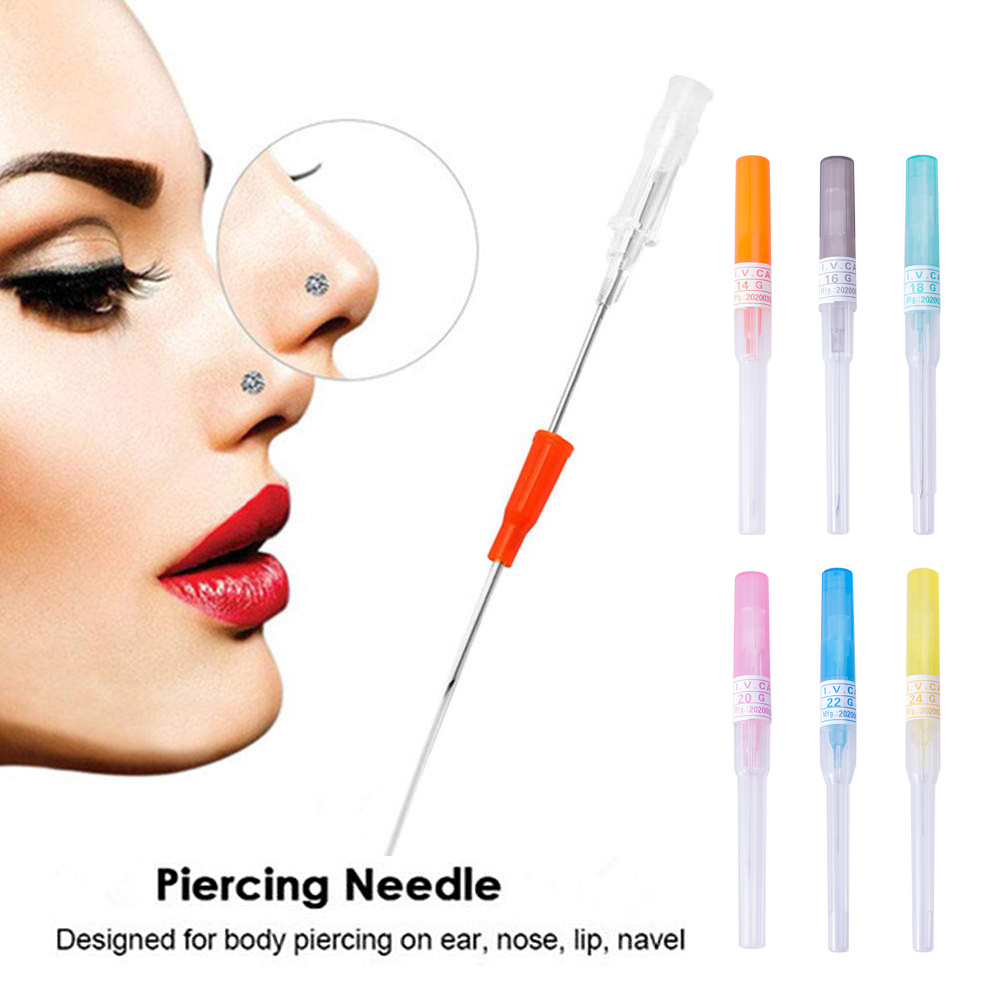 5pcs Sterilized Catheter Pierc - Body Jewelry Stores 评论和价格