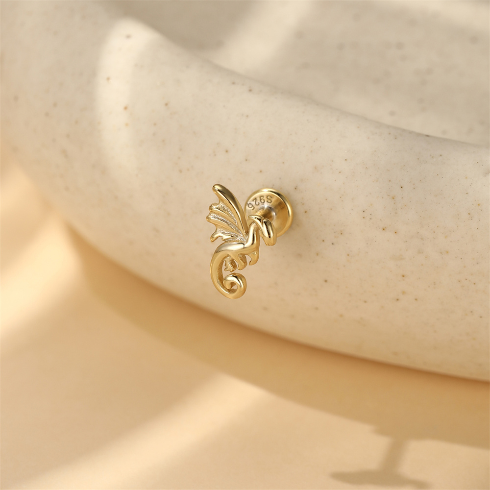 CANNER 925 Sterling Silver Fly - Body Jewelry Ear Piercing 评论和价格
