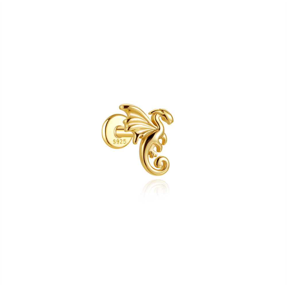 CANNER 925 Sterling Silver Fly - Body Jewelry Ear Piercing 评论和价格