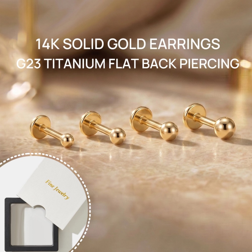 DIeSchein 14K Solid Gold Minim - Body Jewelry Ear 评论和价格