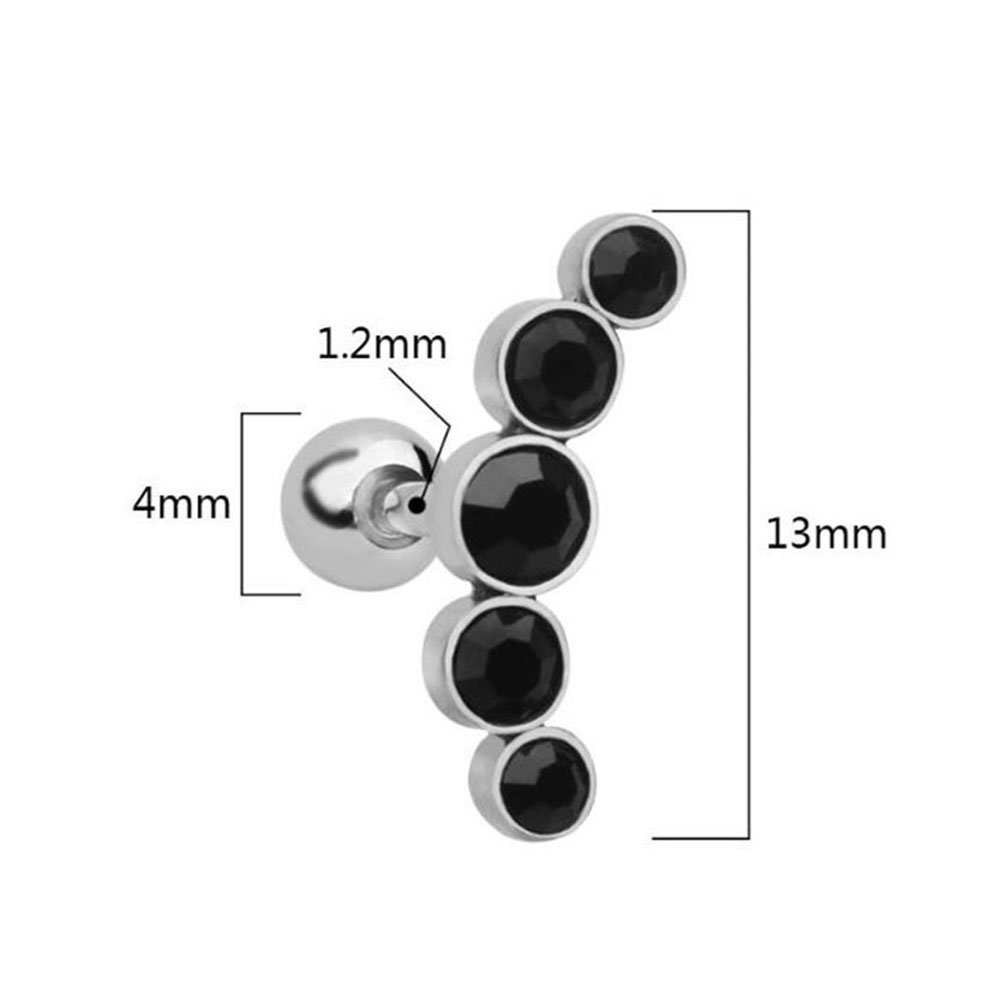 1Pcs Fashion 16G Stainless Ste - Body Jewelry Ear 评论和价格