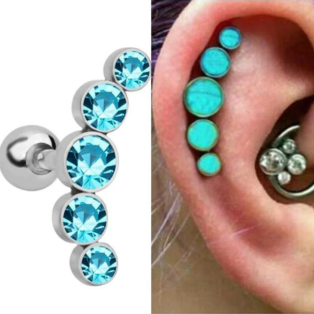 1Pcs Fashion 16G Stainless Ste - Body Jewelry Ear 评论和价格