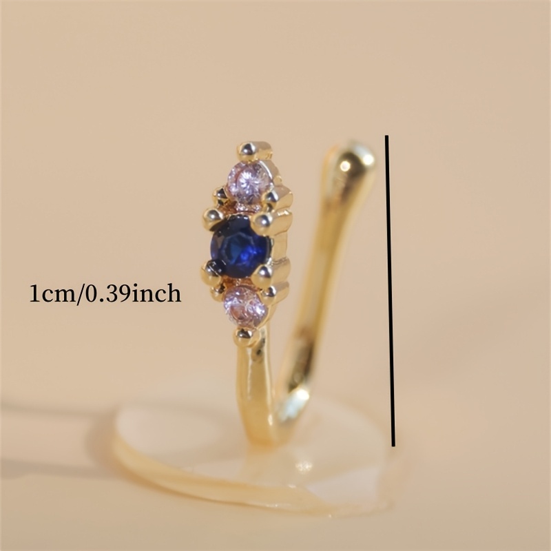 1-piece set of blue zircon nos - Body Jewelry Lot 评论和价格