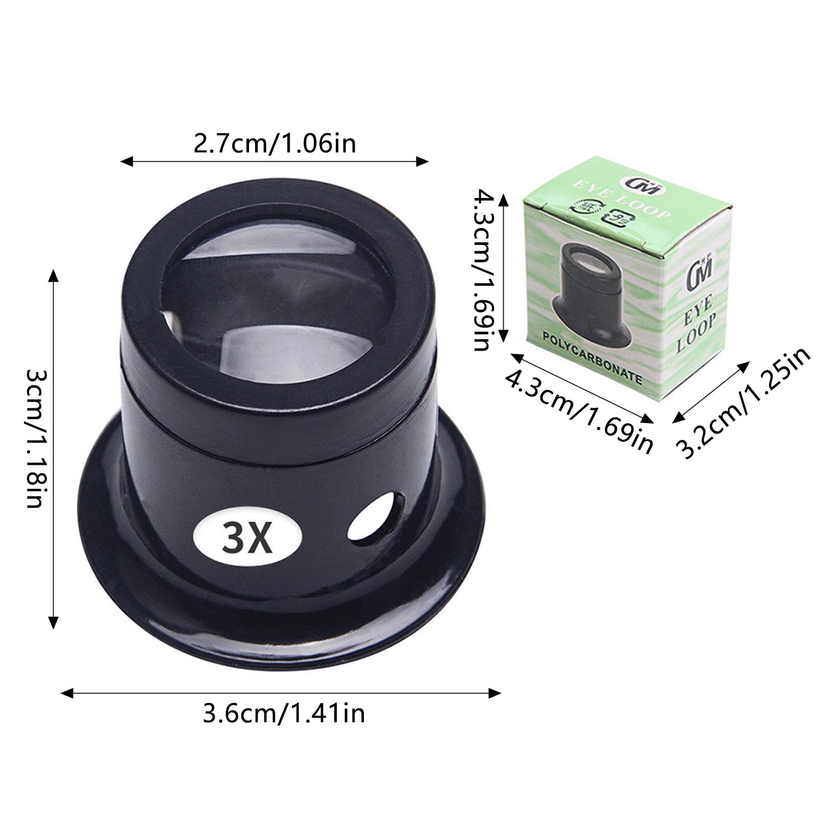 Watchmaker Eye Magnifying Glas - Body Jewelry Repair 评论和价格