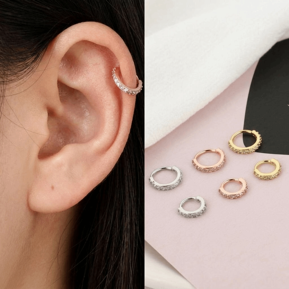 Punk Round Cubic Zircon Nose R - Body Jewelry Europe 评论和价格