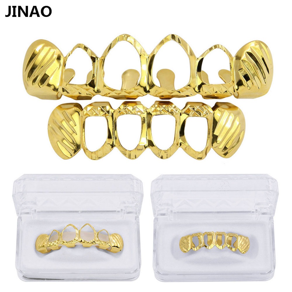 JINAO New Fit D-Cut Grillz Set - Body Jewelry Lot 评论和价格