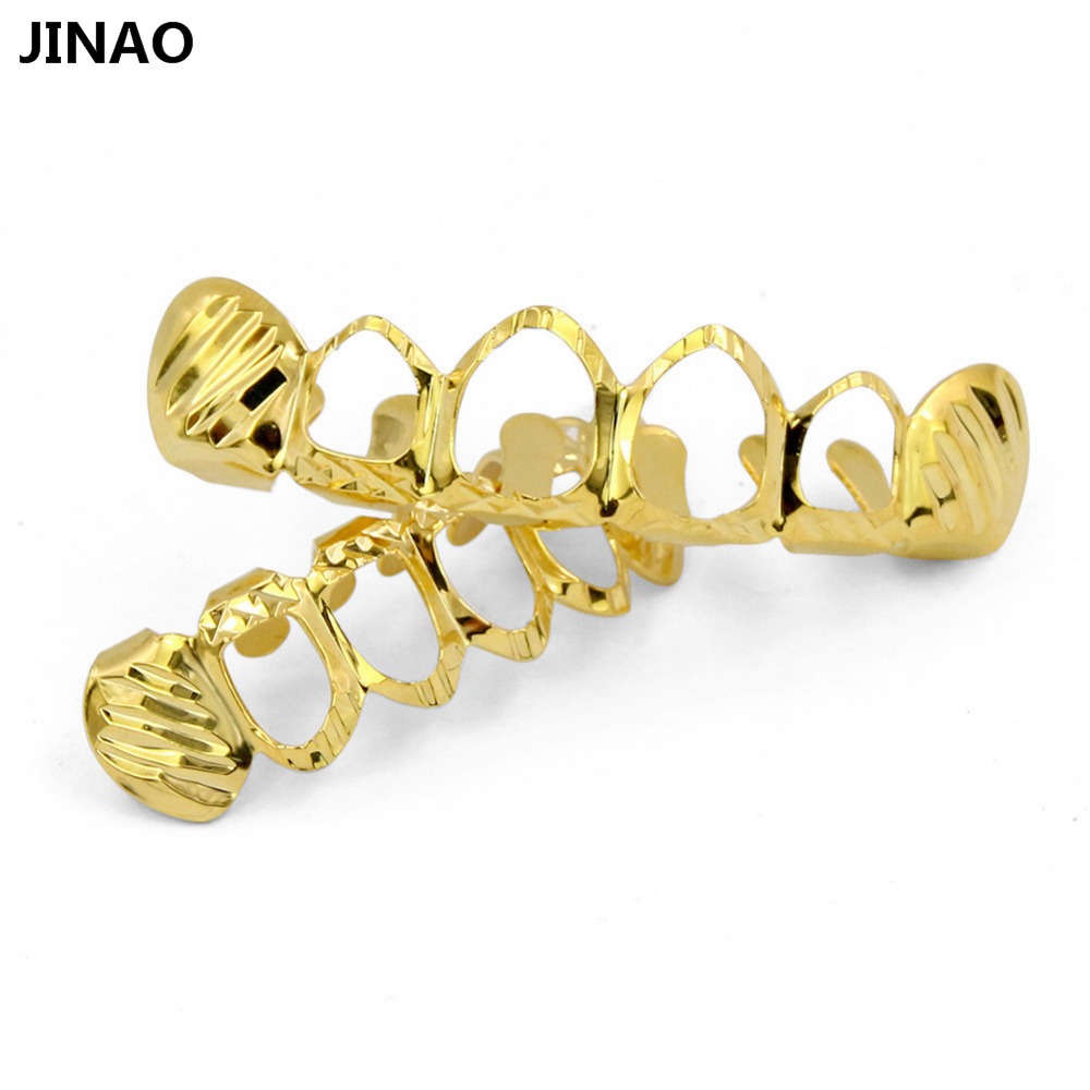 JINAO New Fit D-Cut Grillz Set - Body Jewelry Lot 评论和价格