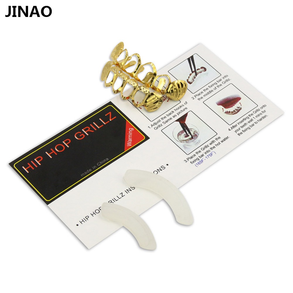 JINAO New Fit D-Cut Grillz Set - Body Jewelry Lot 评论和价格