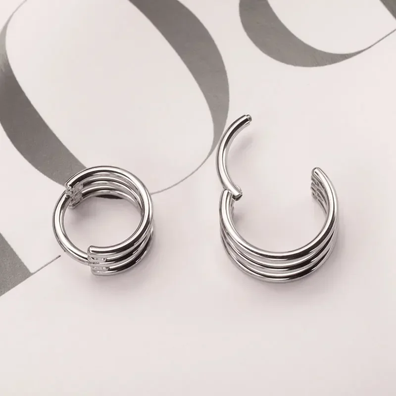 G23 Titanium Three Layer Hollo - Body Jewelry Quality 评论和价格