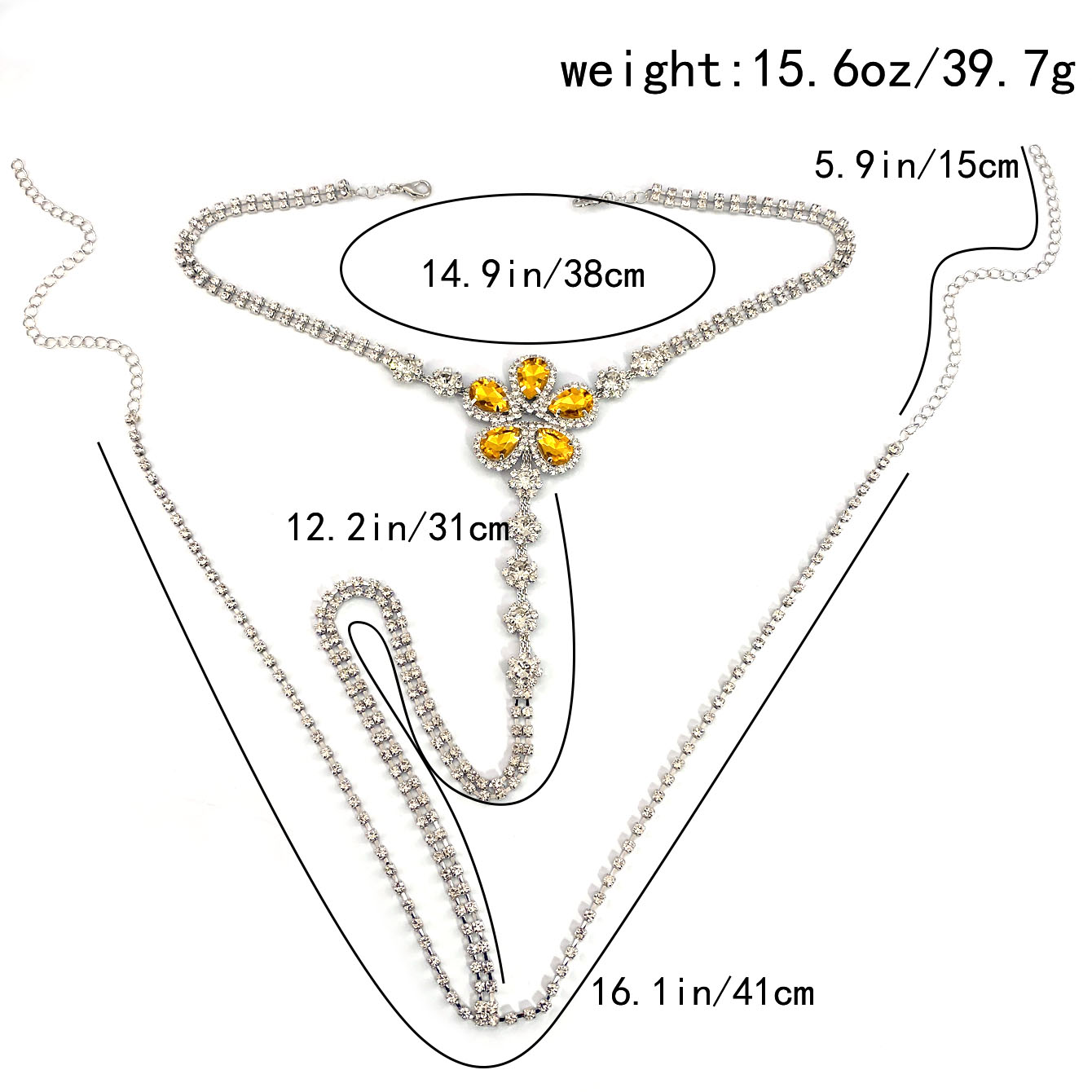 1pc Flower Shaped Sexy Rhinest - Body Jewelry Lot 评论和价格