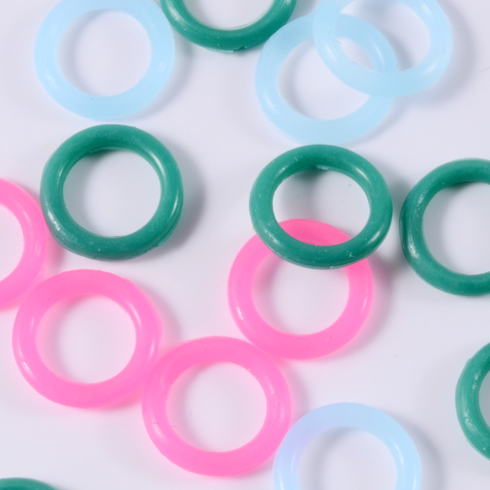 20pcs 1mm-22mm Rubber Ear Tape - Body Jewelry Gauges 评论和价格