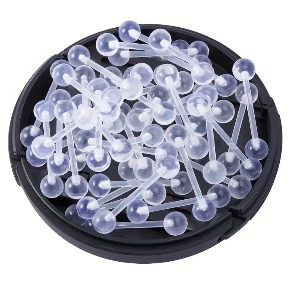 JKC Store 10pcs Acrylic Barbel - Body Jewelry Stores 评论和价格