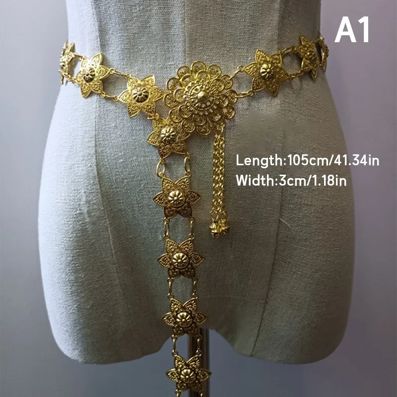 1PC Metal Thailand Waist Chain - Body Jewelry For Sale 评论和价格